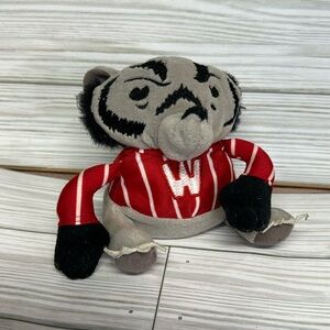 Wisconsin badger mini plush